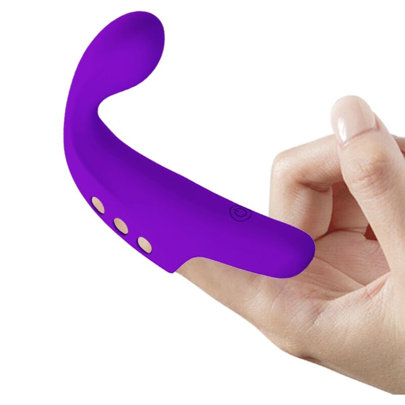 PRETTY LOVE - Wiederaufladbarer Fingervibrator Gorgon Purple