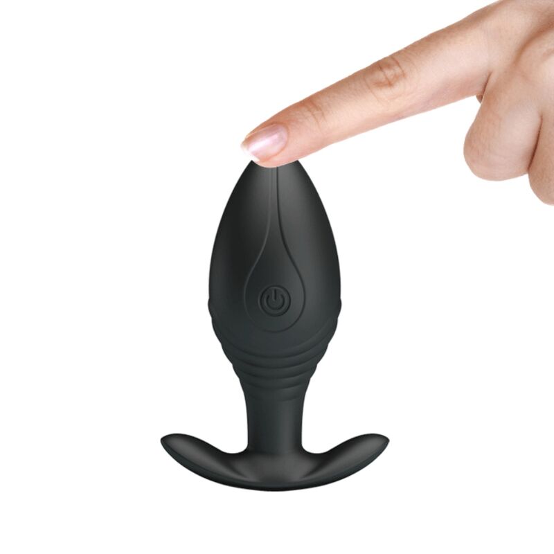 PRETTY LOVE - REGINA ANALPLUG WIEDERAUFLADBARER VIBRATOR SCHWARZ