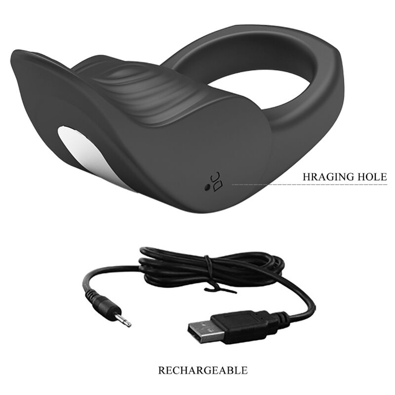 PRETTY LOVE - SUSANNA BLACK VIBRIERENDER PENISRING