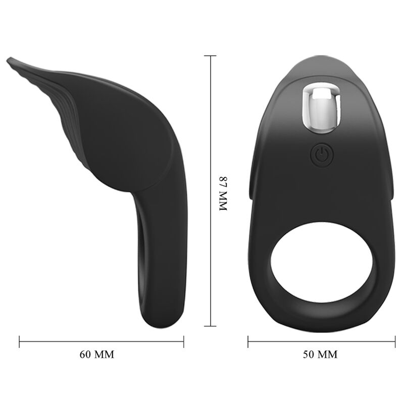 PRETTY LOVE - SUSANNA BLACK VIBRIERENDER PENISRING