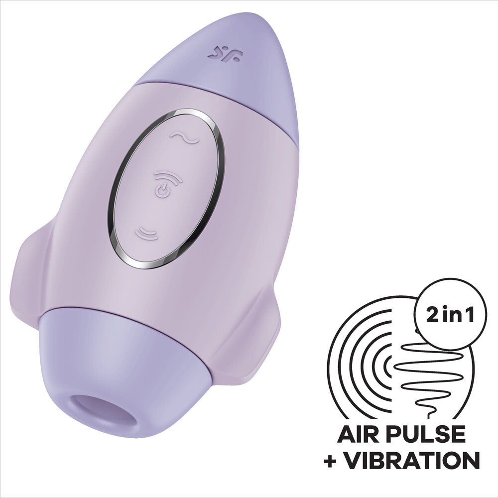 SATISFYER - MISSION CONTROL KLEINER DOPPELIMPULSVIBRATOR LILA