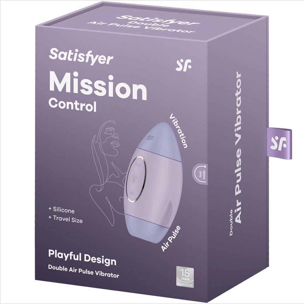 SATISFYER - MISSION CONTROL KLEINER DOPPELIMPULSVIBRATOR LILA