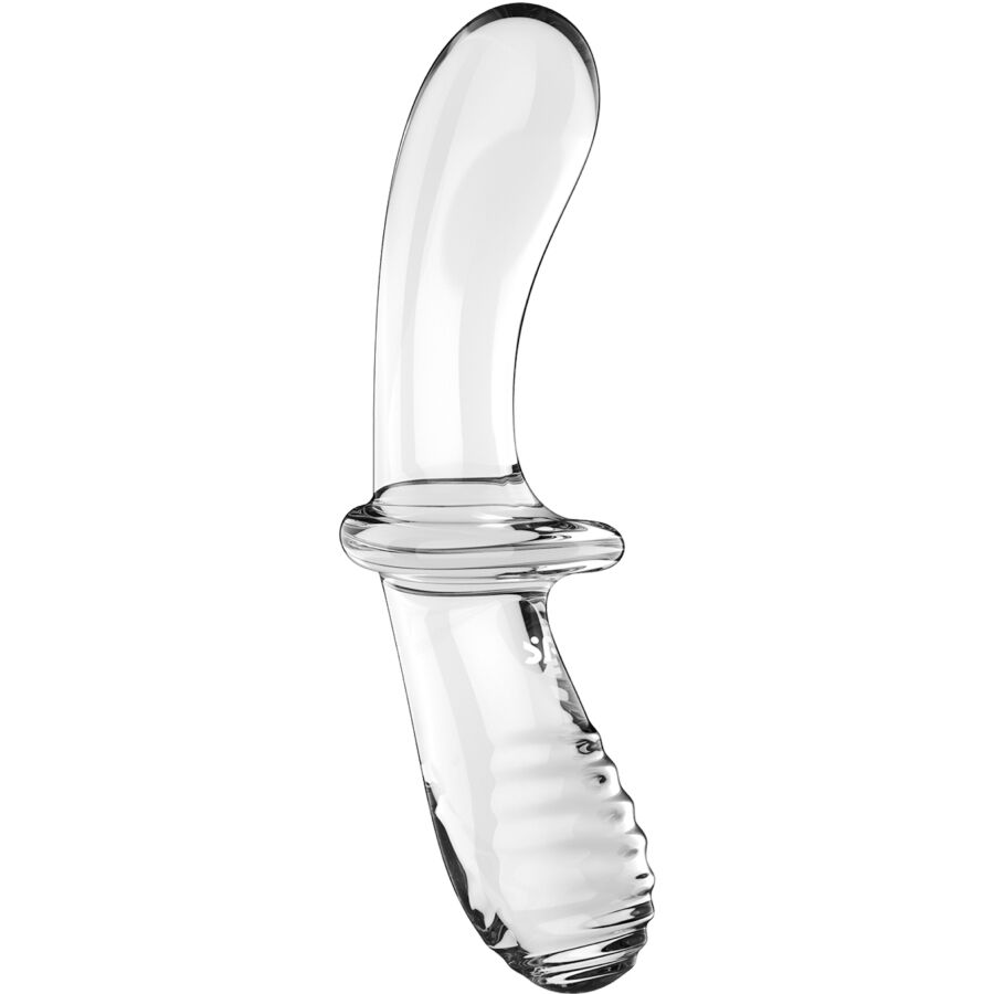 SATISFYER – TRANSPARENTER DOPPELKRISTALLDILDO