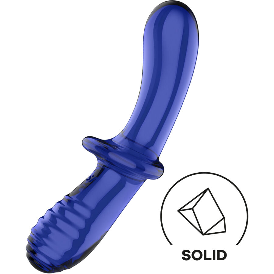 Transparenter Doppelkristalldildo