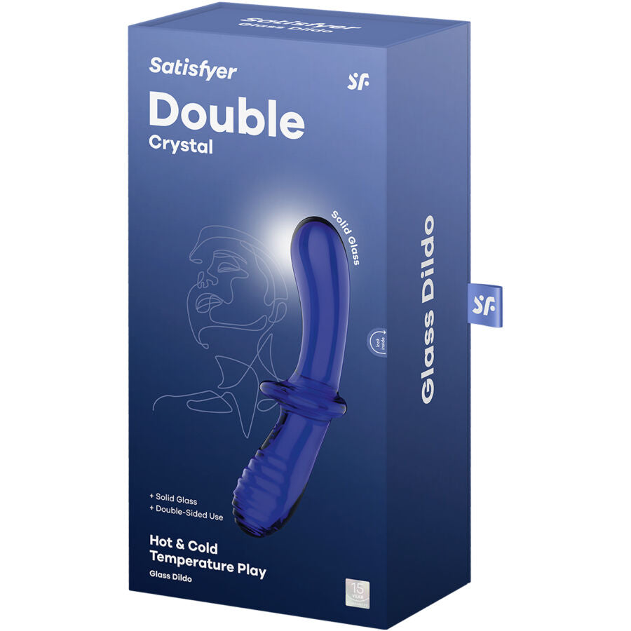 Transparenter Doppelkristalldildo
