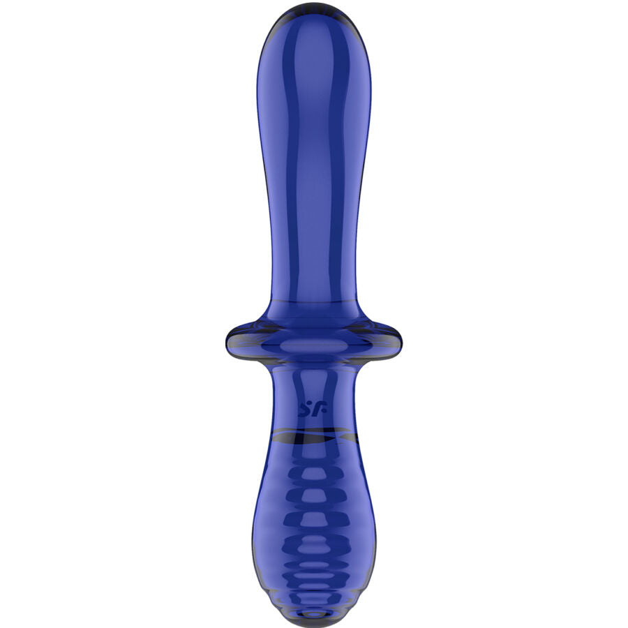 Transparenter Doppelkristalldildo