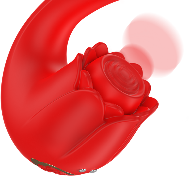 Selena Vibrationsstimulator + Klopffunktion Rot