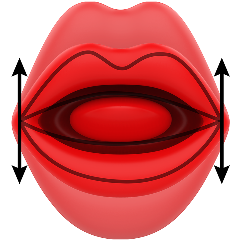 Siena dreifach vibrierend + Beißvergnügen