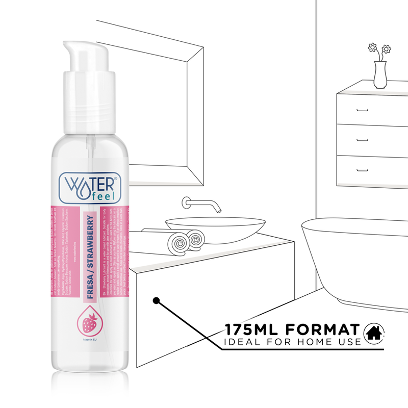 WATERFEEL – ERDBEER-SCHMIERMITTEL AUF WASSERBASIS 175 ML