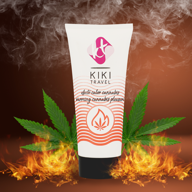 KIKÍ TRAVEL – Cannabis-Gleitmittel mit wärmender Wirkung, 50 ml