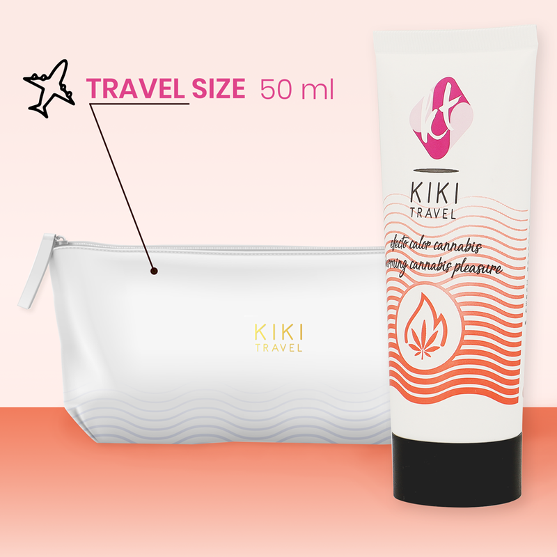 KIKÍ TRAVEL – Cannabis-Gleitmittel mit wärmender Wirkung, 50 ml