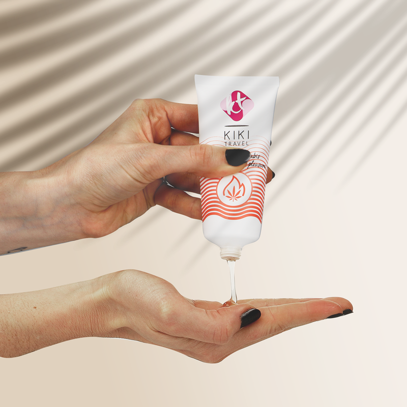 KIKÍ TRAVEL – Cannabis-Gleitmittel mit wärmender Wirkung, 50 ml