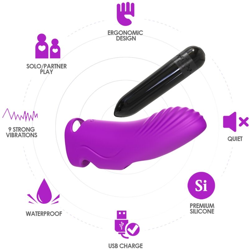ARMONY - AURORA PURPLE FINGERVIBRATOR