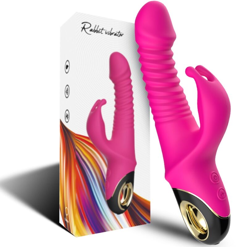 Zing Dildovibrator Kaninchen Fuchsie