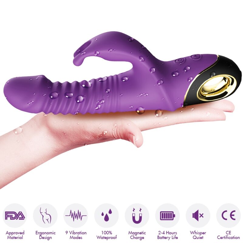ARMONY - ZING VIBRATOR DILDO LILA HASE