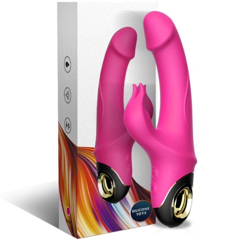 ARMONY - METEROR DILDO HASE VIBRATOR ROTATOR FUCHSIA