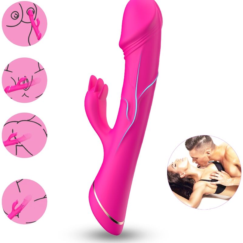 ARMONY - FUCHSIA SILIKON-HASENVIBRATOR