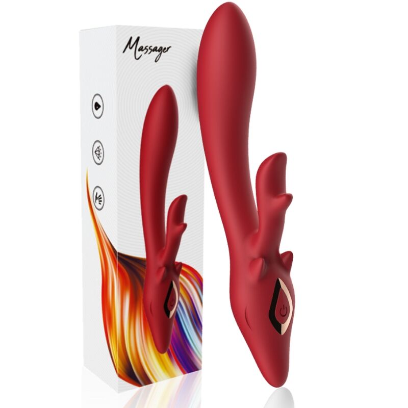 ARMONY - ELK RABBIT GEBOGENER ROTER VIBRATOR