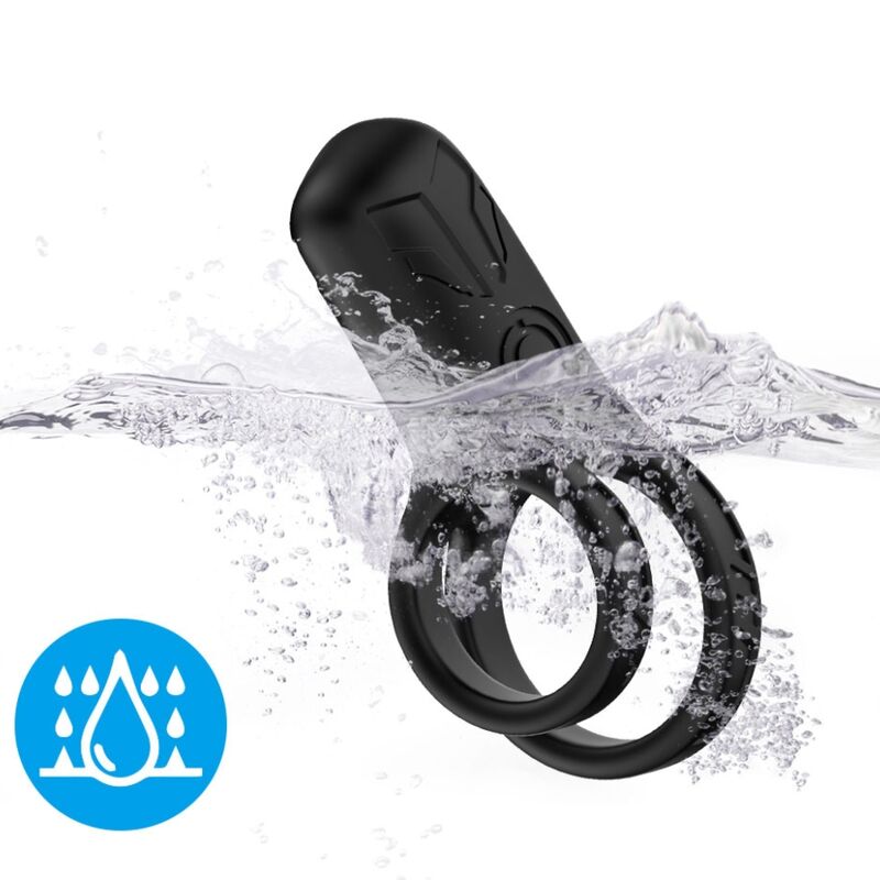 ARMONY - SCHWARZER DOPPELRING-VIBRATOR