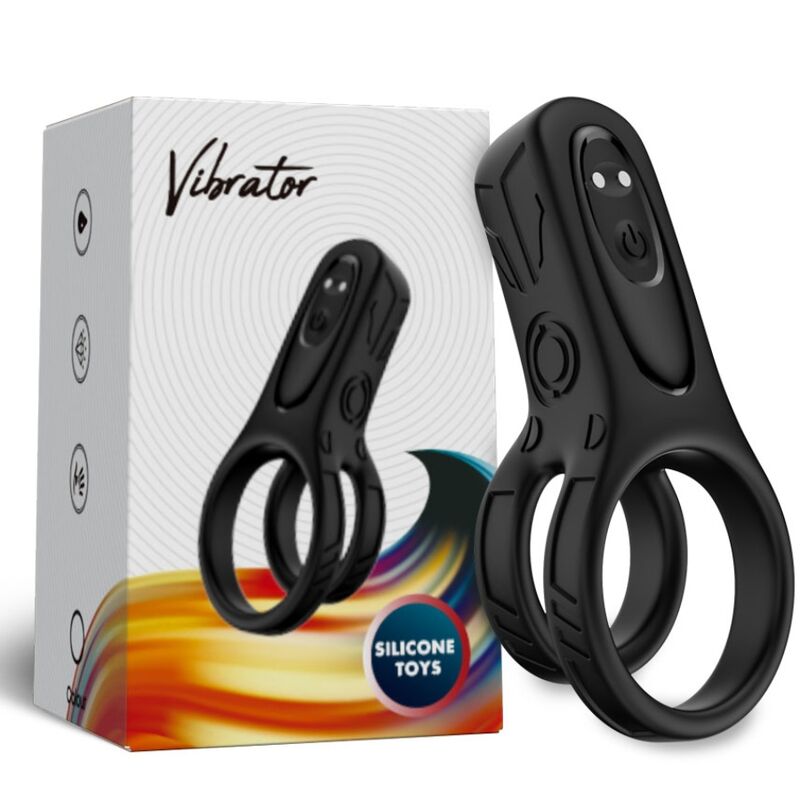 ARMONY - SCHWARZER DOPPELRING-VIBRATOR