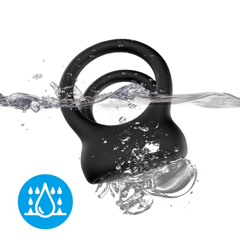 ARMONY - SCHWARZER DOPPELRING-VIBRATOR