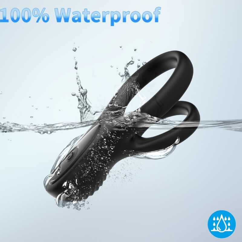 ARMONY - SCHWARZER DOPPELRING-VIBRATOR