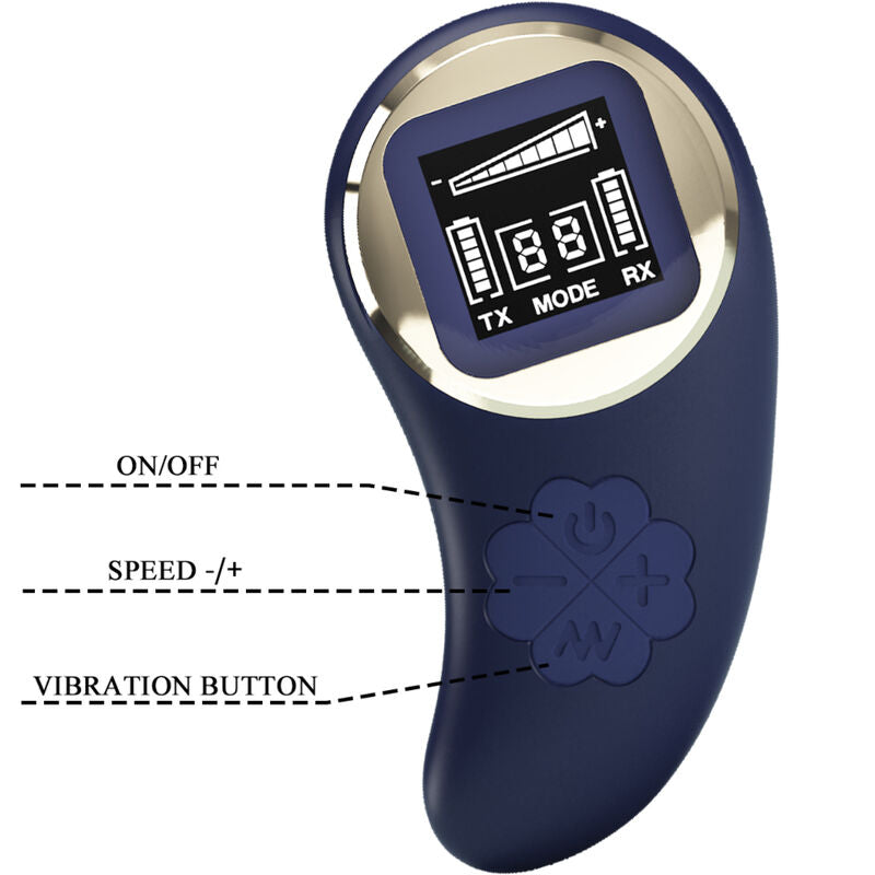 Mina Blue Vibrierendes Ei mit Fernbedienung