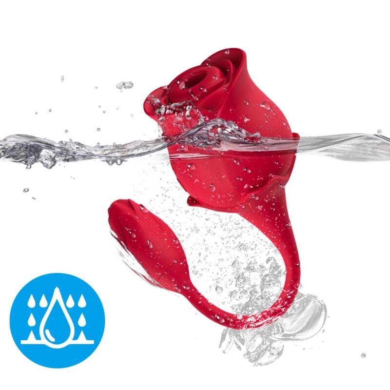 ARMONY – PINKER KLITORIS-ASPIRATOR UND VIBRATOR, 10 MODI, ROT