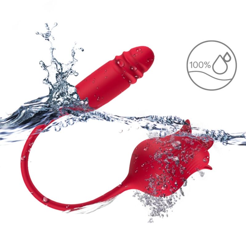 ARMONY - ROSELIP LICKING VIBRANT CLITO &amp; VIBRATOR RED