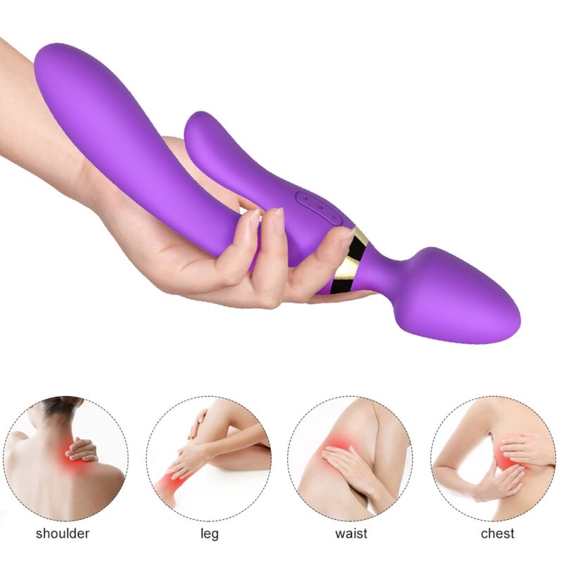 Vibromasseur Rabbit Col Flexible - 2x9 Modes Silicone - Armony