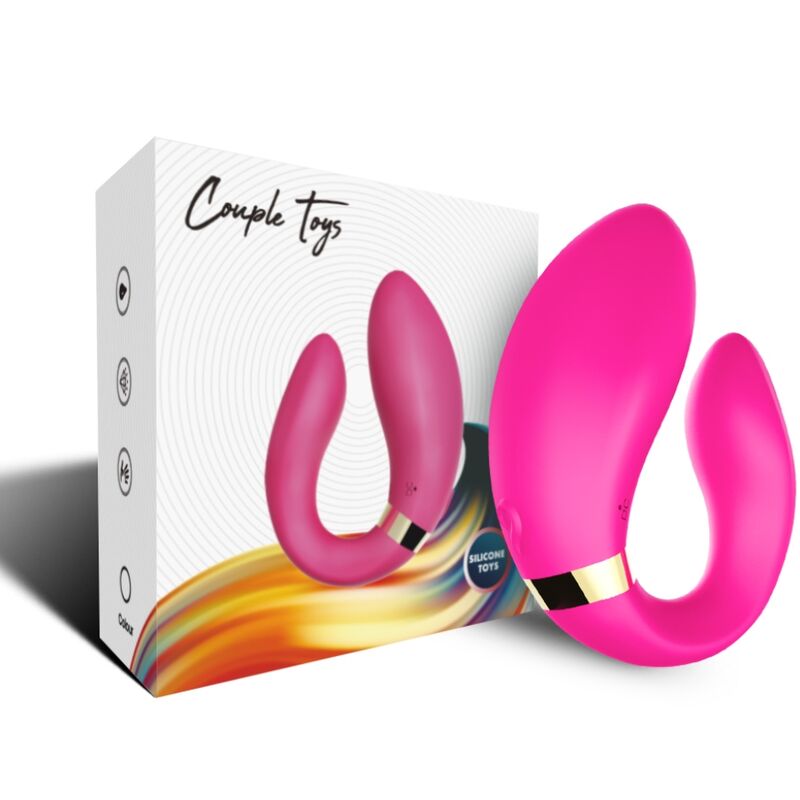 ARMONY - CRESCENT VIBRATOR FÜR PAARE MIT FERNBEDIENUNG, FUCHSIA