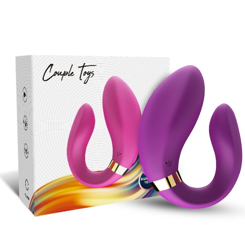 ARMONY - Halbmondförmiger Vibrator für Paare mit Fernbedienung, Lila