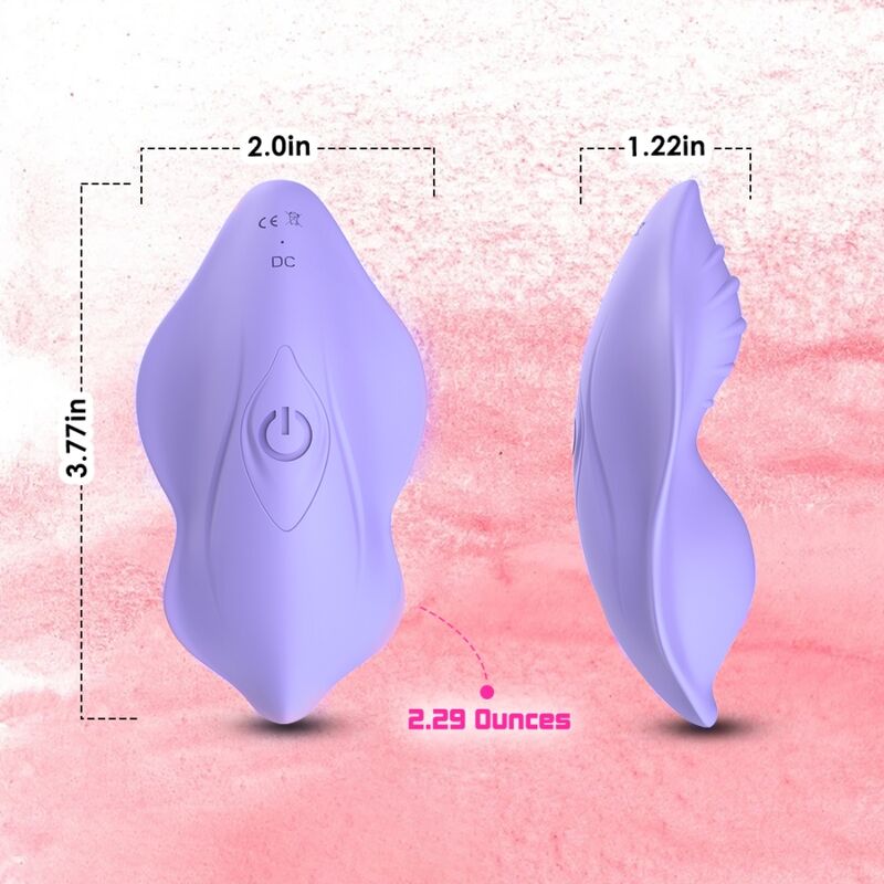 ARMONY - WHISPER Tragbarer Vibrator-Slip mit Fernbedienung, Lila