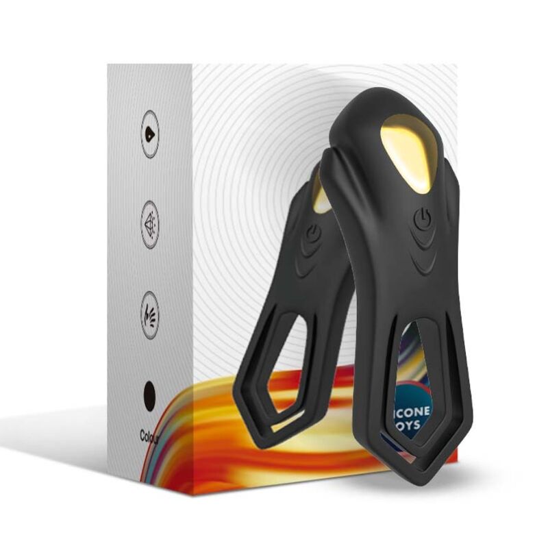 ARMONY - ROADSTER SCHWARZER DOPPELRING-VIBRATOR MIT FERNBEDIENUNG