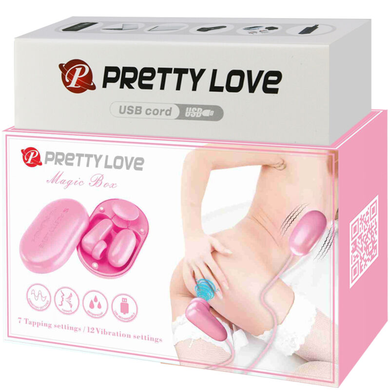 PRETTY LOVE – MAGIC BOX VIBRATIONSKUGEL &amp; PINKER STIMULATOR