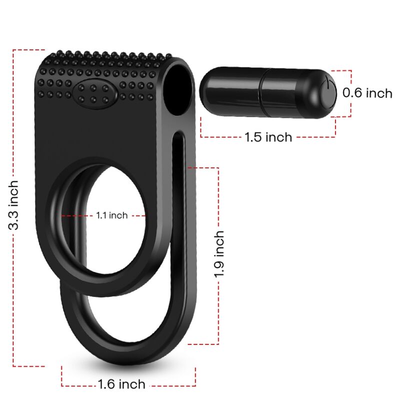 ARMONY - TWINS DOPPELVIBRATOR FÜR PAARE SCHWARZ