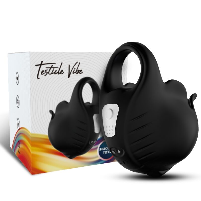 ARMONY - Vibrationsring mit Saugnapf, Schwarz