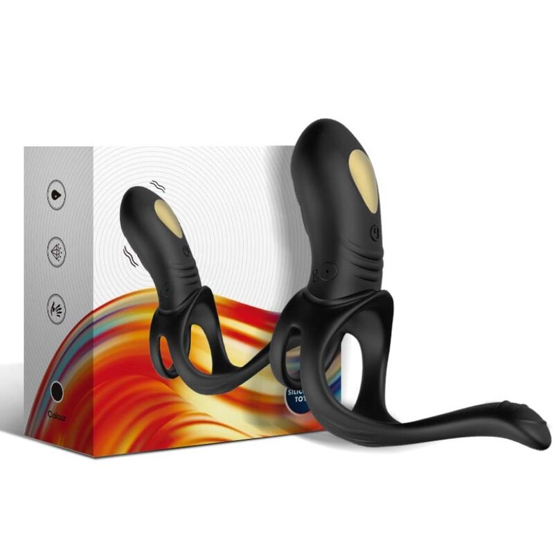 ARMONY - JOY JUMPER RINGVIBRATOR FÜR PAARE &amp; FERNBEDIENUNG ANALPLATTE SCHWARZ