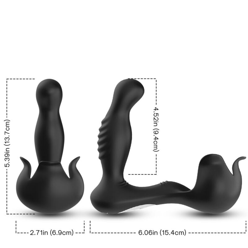 ARMONY – Anal-Surround-Vibrator &amp; Hodenstimulator mit Fernbedienung, Schwarz