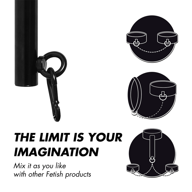 Fetisch-Submissive-Bondage – 4-teilige verstellbare Trennstange