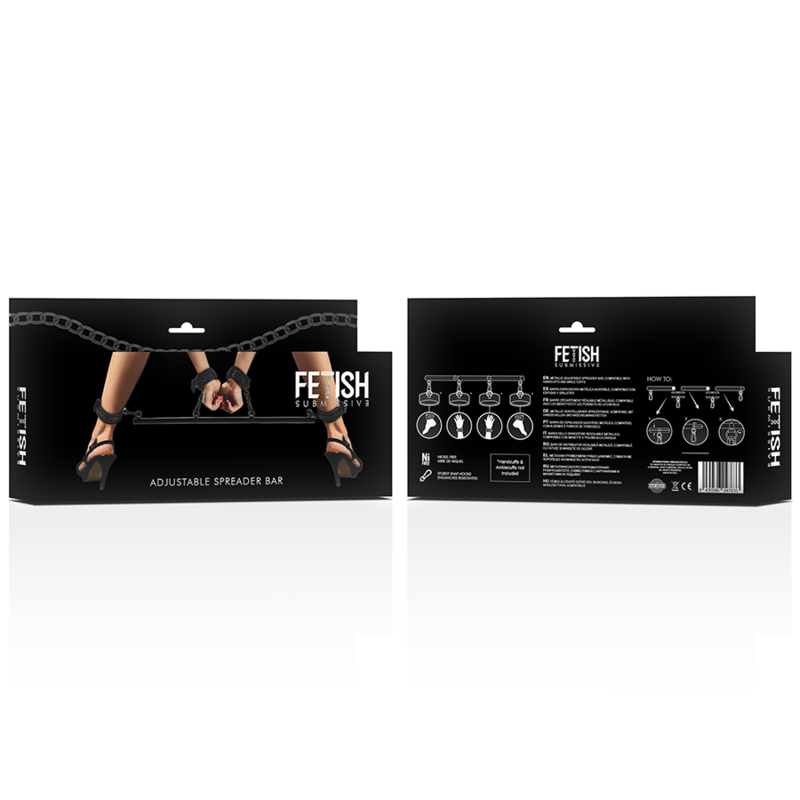 Fetisch-Submissive-Bondage – 4-teilige verstellbare Trennstange