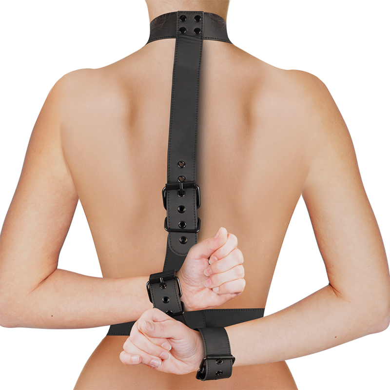Fetisch-Submissive-Bondage – Set zur Fesselung von Körper, Hals und Handgelenken