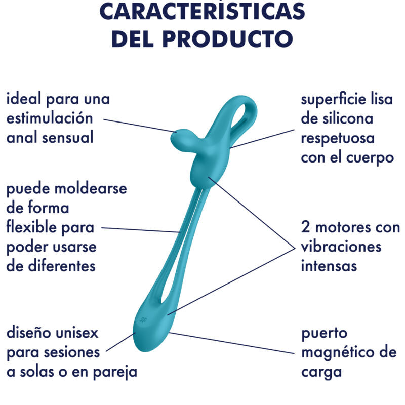 SATISFYER – PLUG &amp; PLAY 1 FLEXIBLER MULTIVIBRATOR