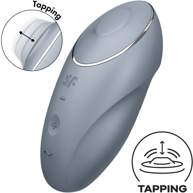 SATISFYER - TAP & CLIMAX 1 ROTER AUFLAUFVIBRATOR
