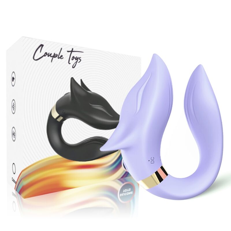 ARMONY - FOX VIBRATOR FÜR PAARE MIT FERNBEDIENUNG, LILA