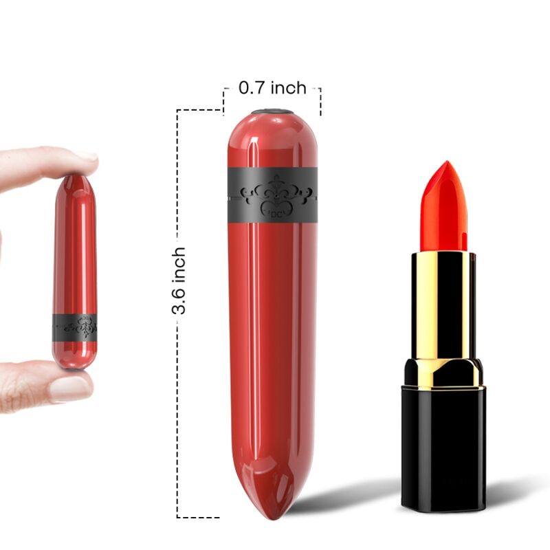 Mini Vibromasseur Bullet Rocket - Télécommande 9 Modes - Armony