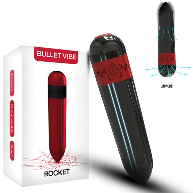 Rocket Bullet Vibrator mit Fernbedienung, Pink