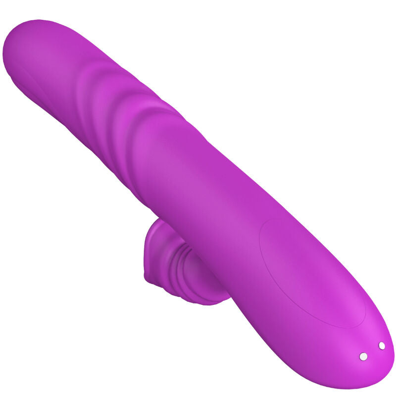 Angelia Multifunktionsvibrator mit stimulierender Zunge, violetter Wärmeeffekt