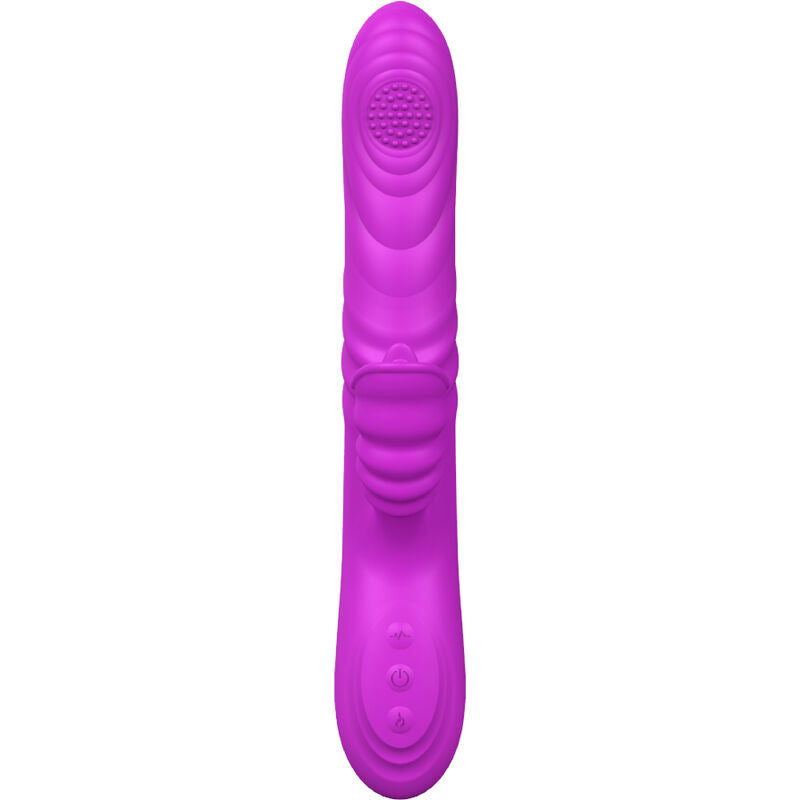 Angelia Multifunktionsvibrator mit stimulierender Zunge, violetter Wärmeeffekt