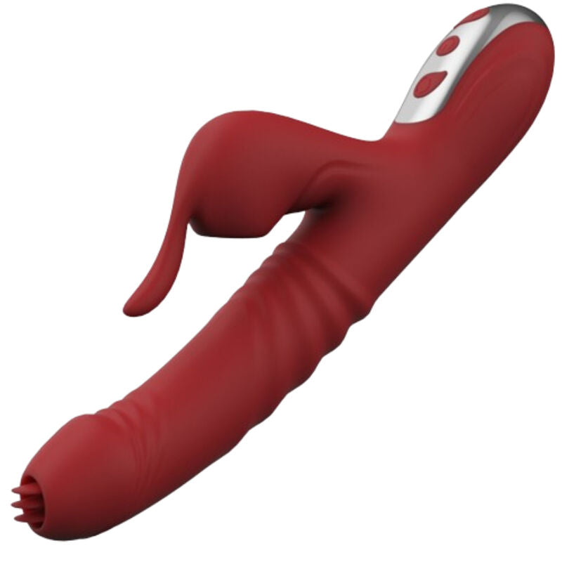 ARMONY - VIBRATOR UND SAUG MIT STIMULIERENDER ZUNGE BURGUNDY